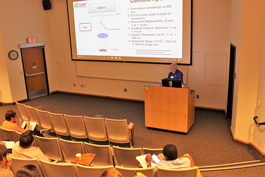 Prof. Steven Soper explains metrology in Day 2 of the workshop lectures.