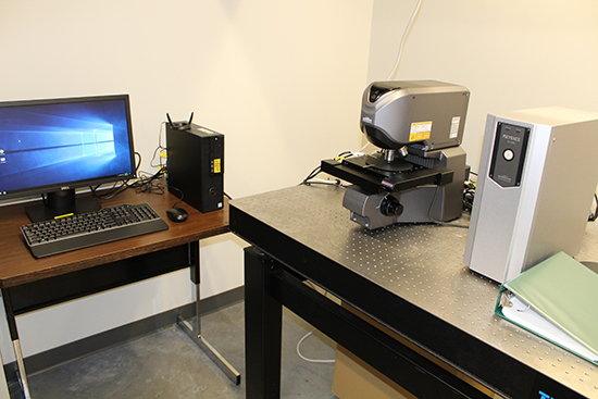 Keyence 3-D laser optical profilometry microscope
